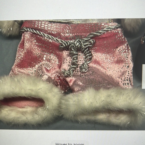 Build a Bear Rockstar Diva Sparkly 2000s outfit w/ Black Boots Silver Pink - Picture 2 of 8